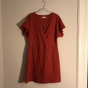 Madewell Dress, Red/Terracotta
